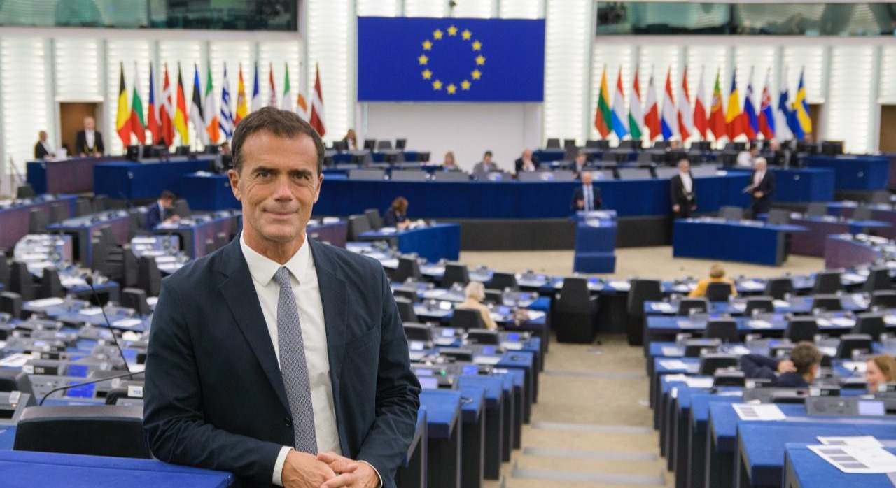 El candidato de Renew a las elecciones europeas, Sandro Gozi