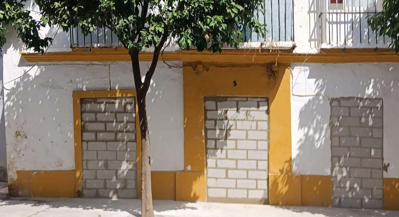 Vivienda tapiada.