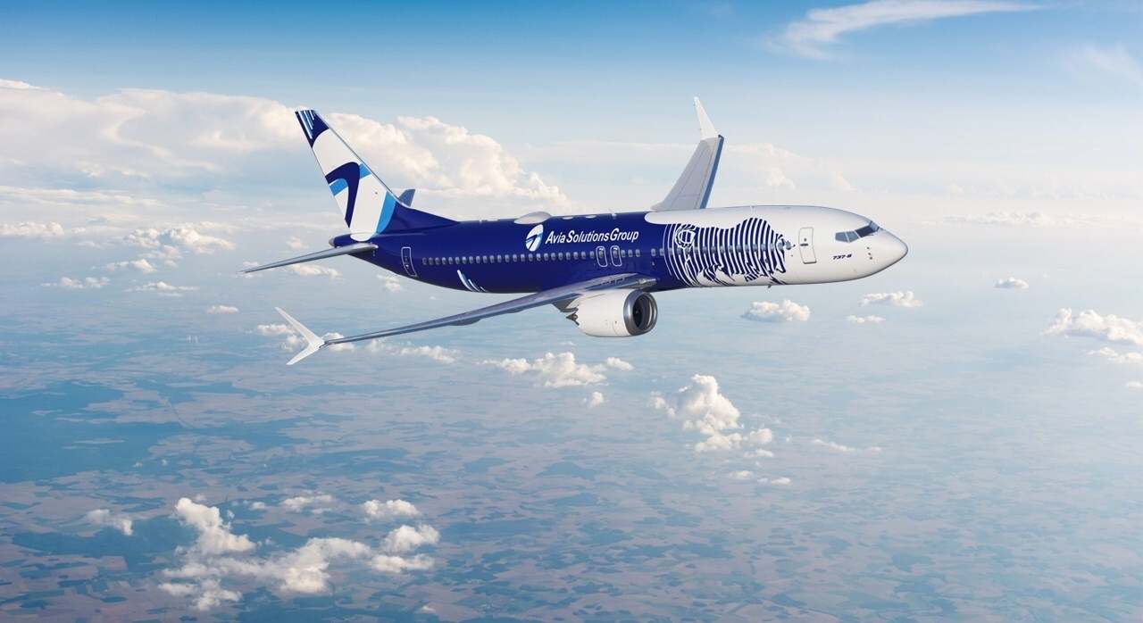 Render de Boeing para Avia Solutions Group.