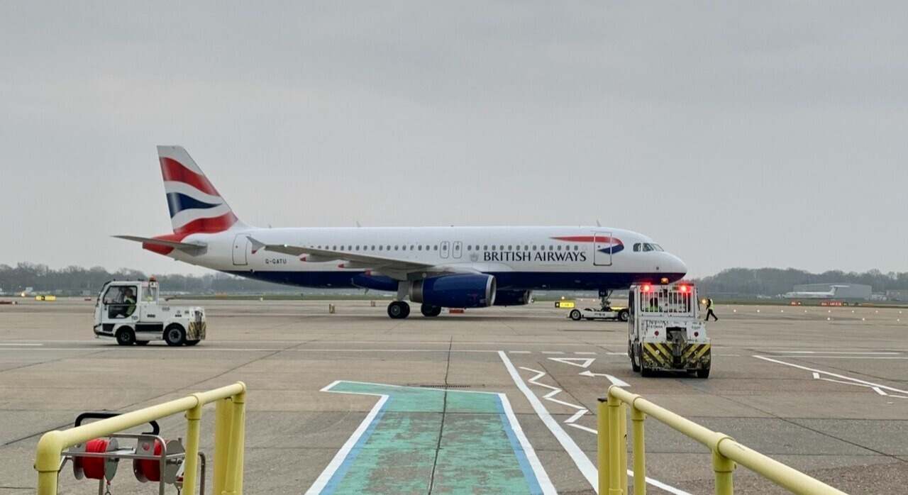 Avión de British Airways