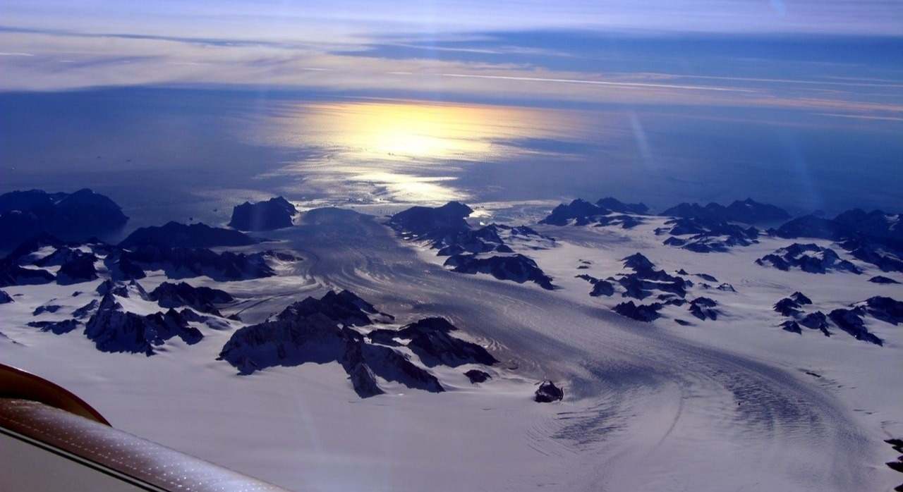 Glaciar Steenstrup durante la temporada de deshielo de verano en 2016. / Foto: EP