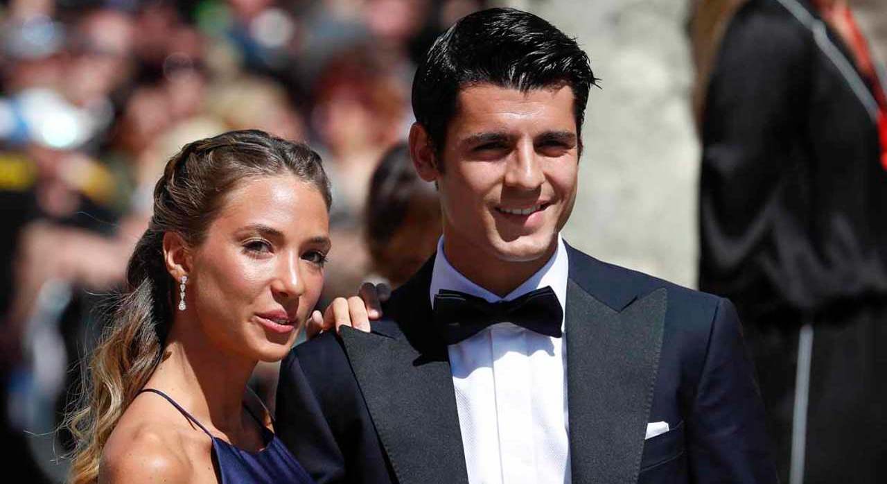 Alice Campello y Álvaro Morata