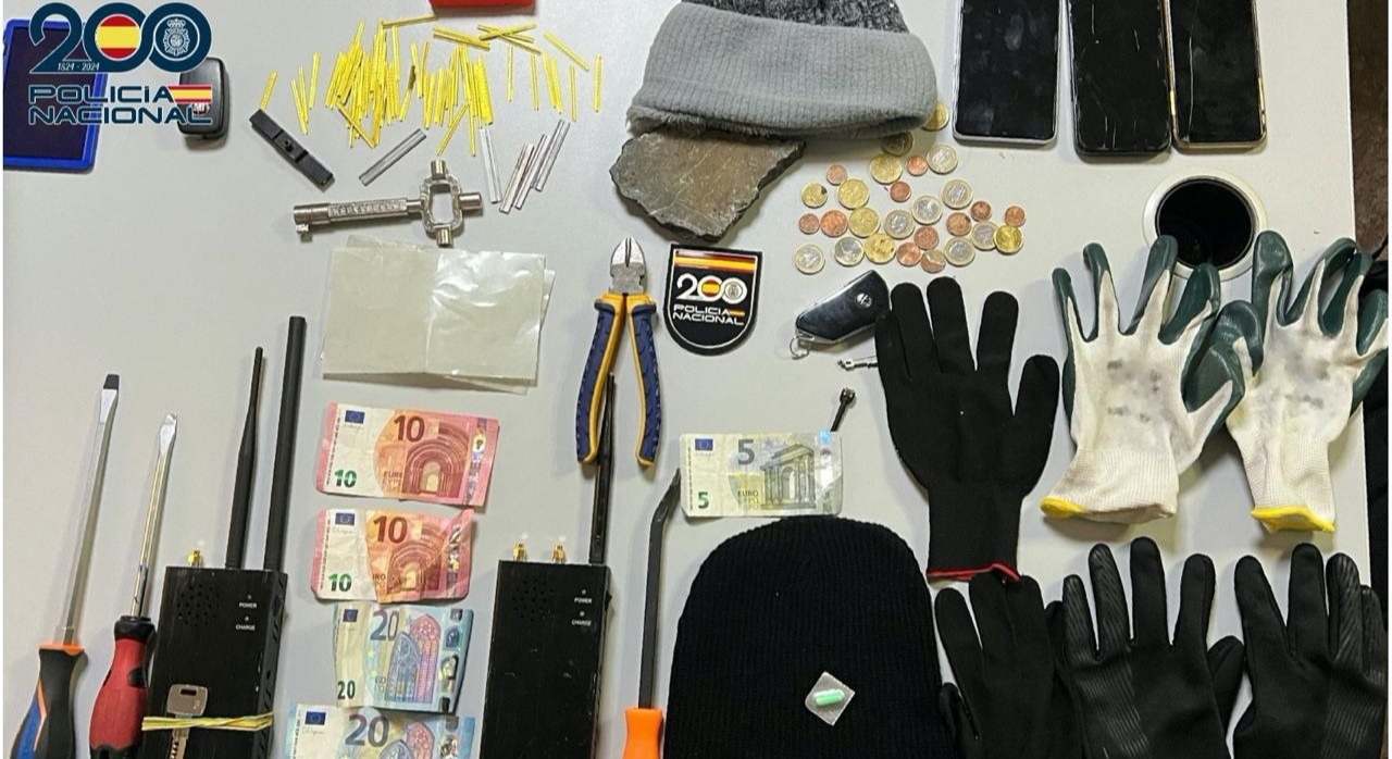 Objetos que llevaban los ladrones del resturante de MasterChef en Madrid