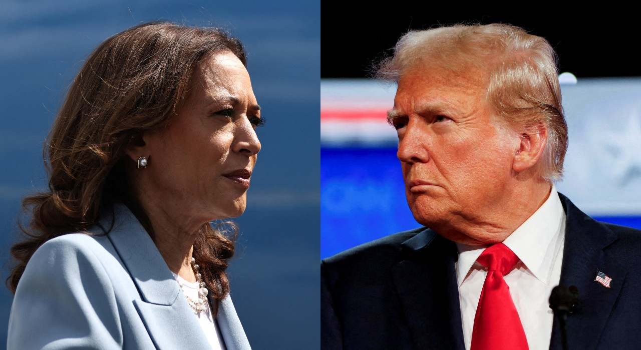 Kamala Harris y Donald Trump enfrentados