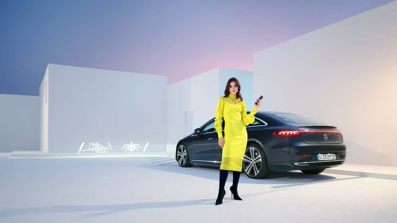 luces digitales de Mercedes