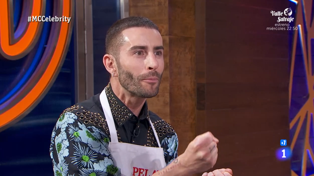 Fotograma de Pelayo Díaz en el programa de MasterChef Celebrity 9 en La 1