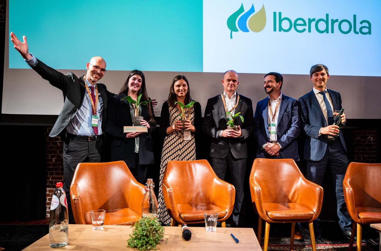 Entrega del Premio como mejor iniciativa de sostenibilidad de Europa