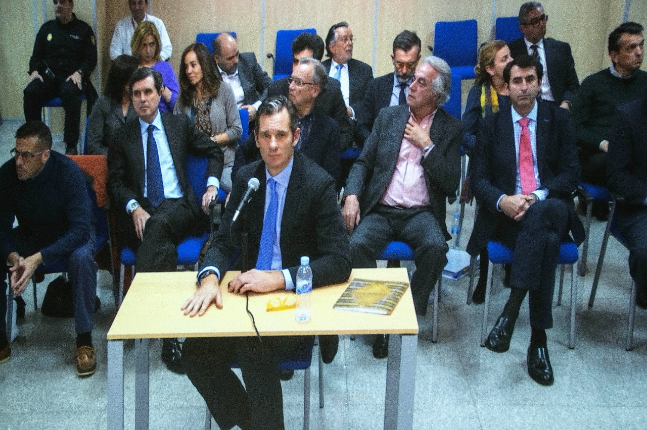 Urdangarin y el resto de acusados