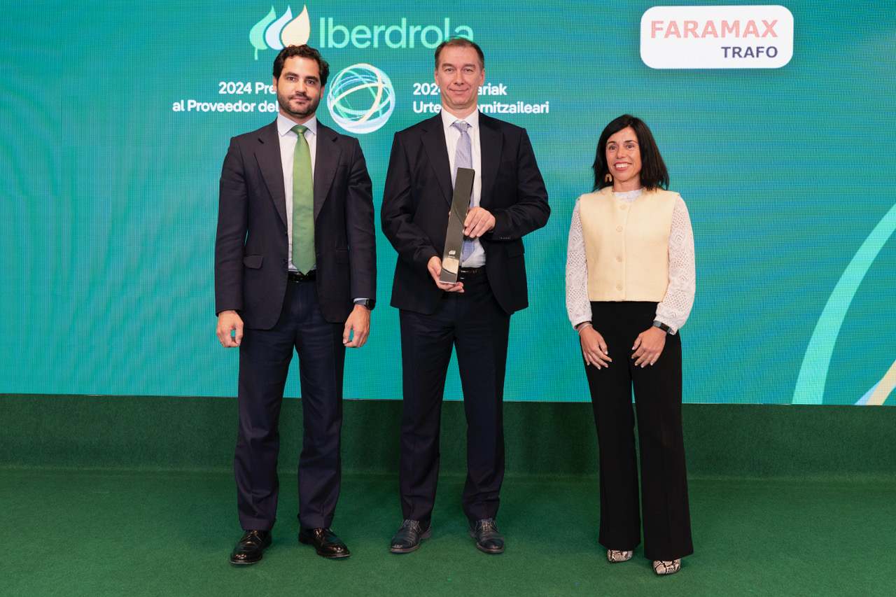 Entrega del premio a Faramax