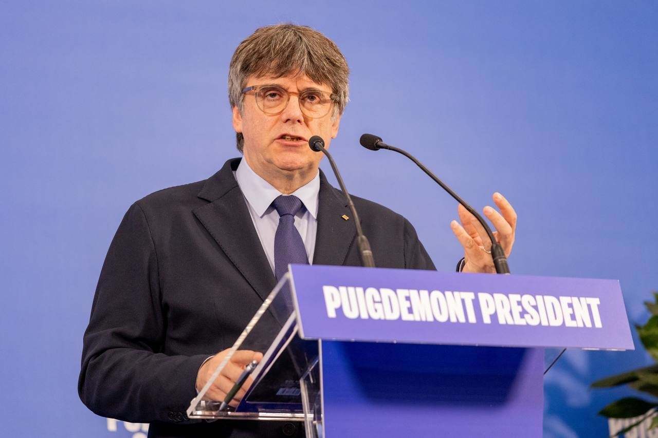 El expresidente Carles Puigdemont. EE