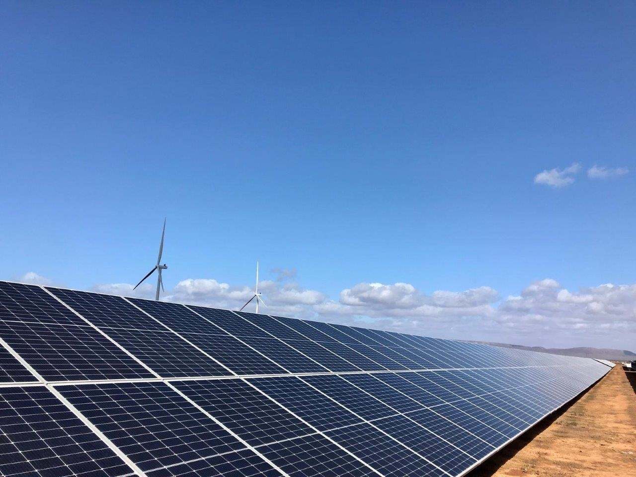 Un parque solar