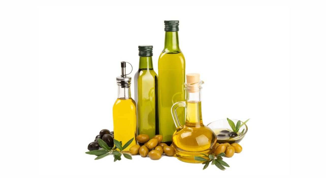 Botellas de aceite de oliva