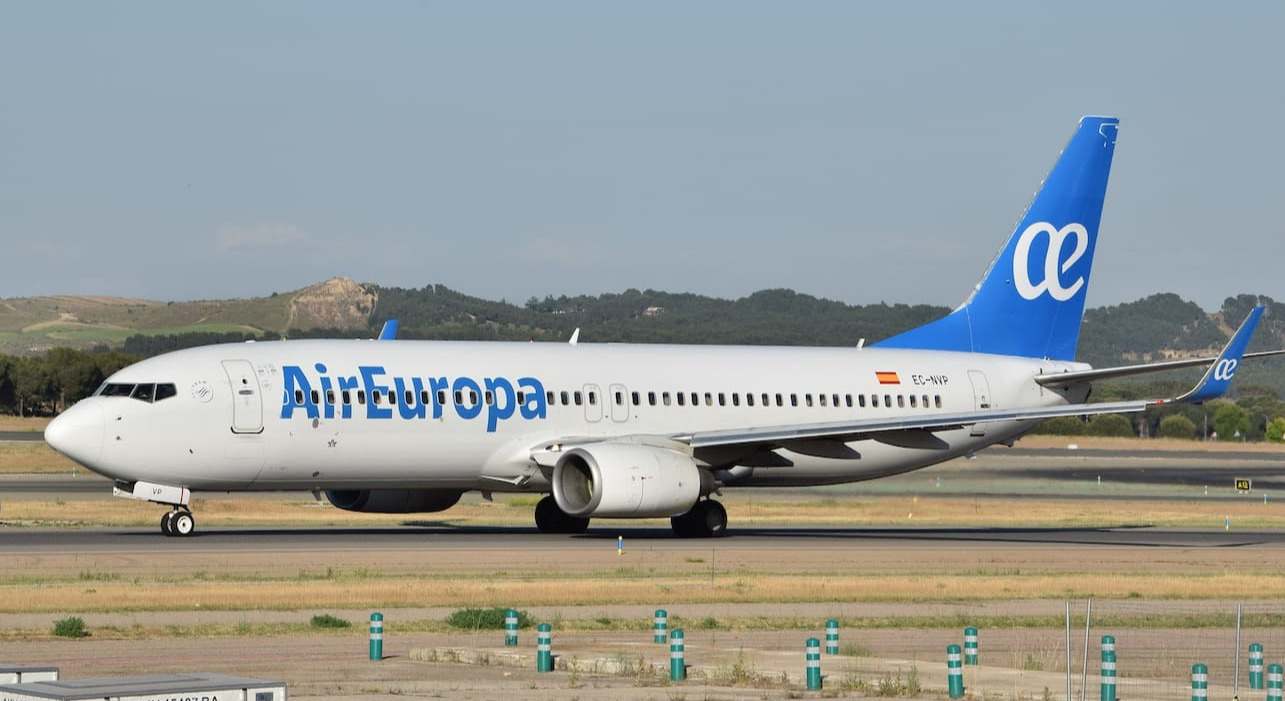 Avión Boeing 737 de Air Europa en Barajas. / Foto: Gonzalo Rubio