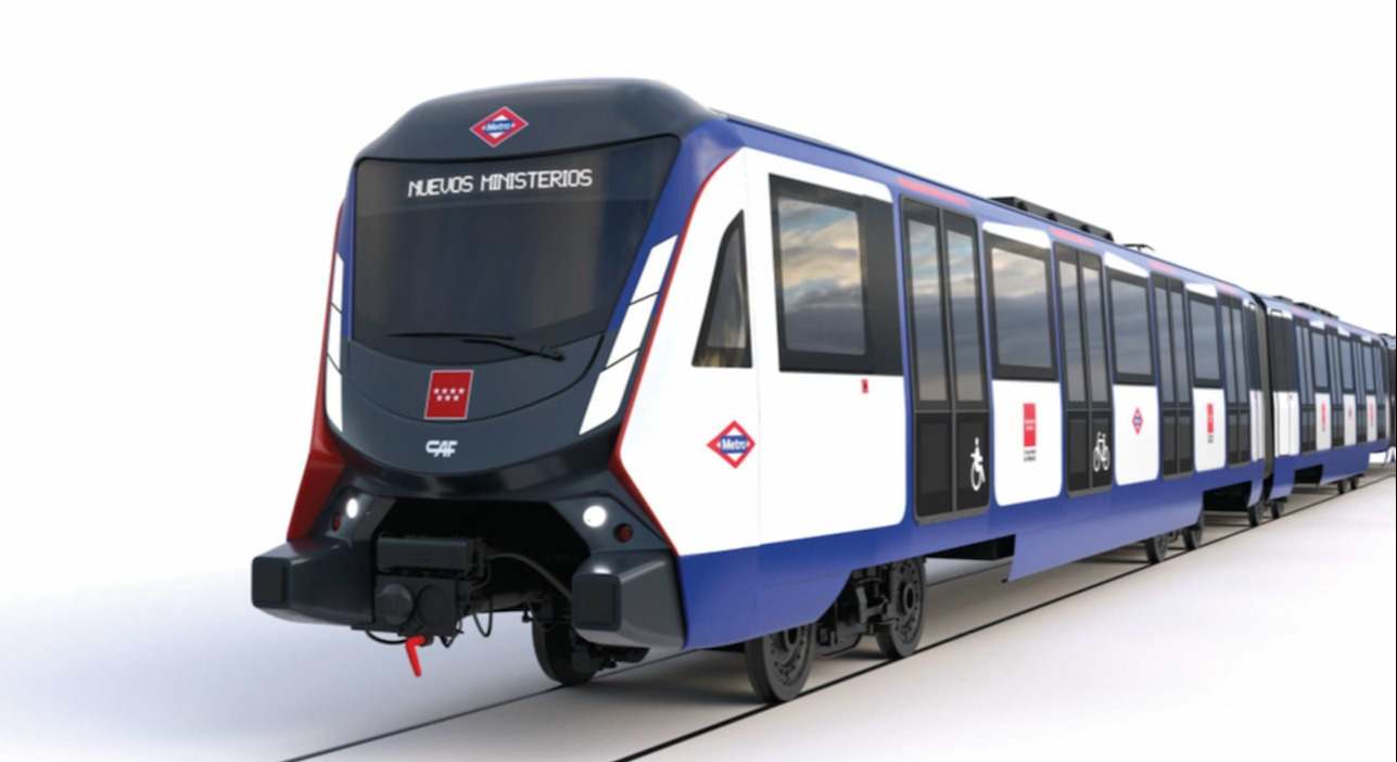 Diseño de los trenes de CAF para Metro de Madrid