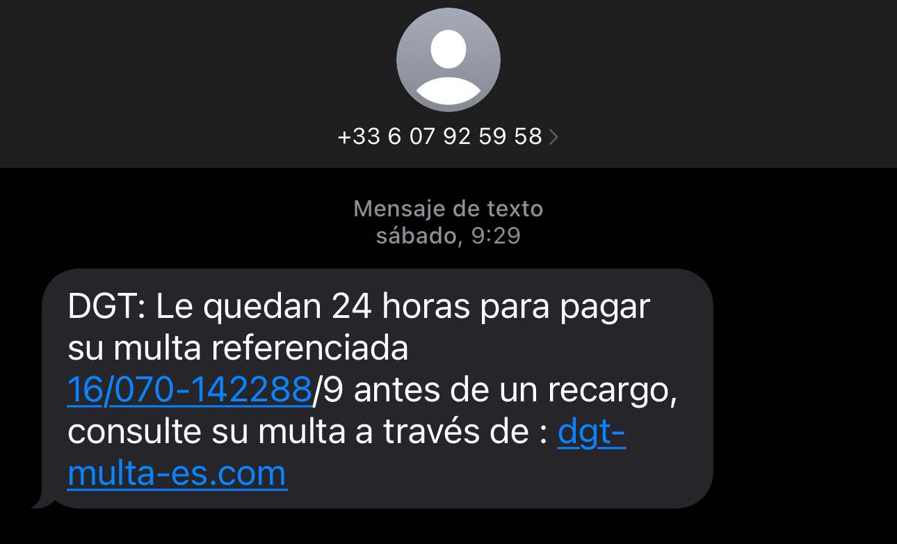 multa falsa