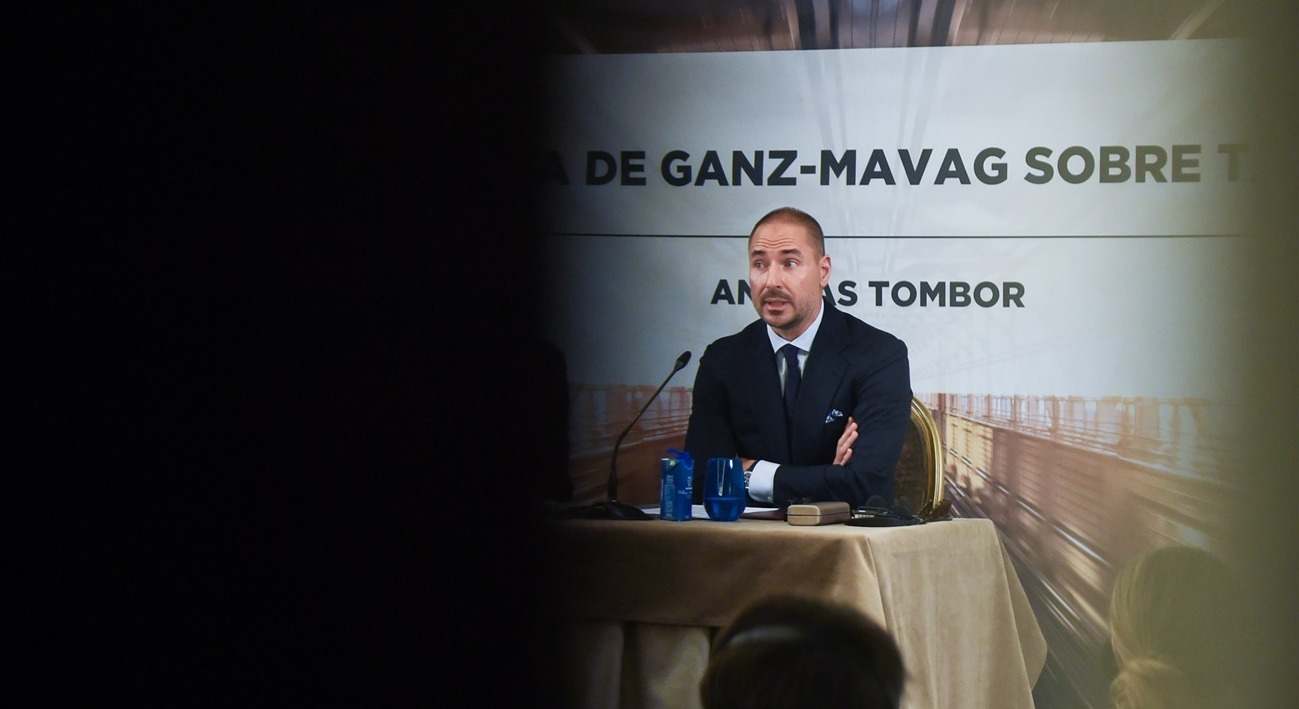 El empresario András Tombor, portavoz de Ganz-MaVag, en julio de 2024.