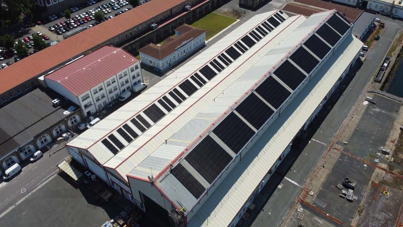 Taller de módulos y reparaciones en las instalaciones de Navantia Ferrol.