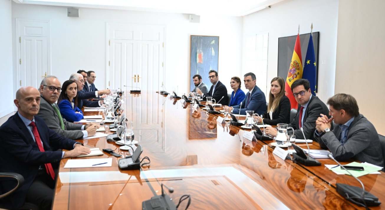 El encuentro de Sánchez con las eléctricas