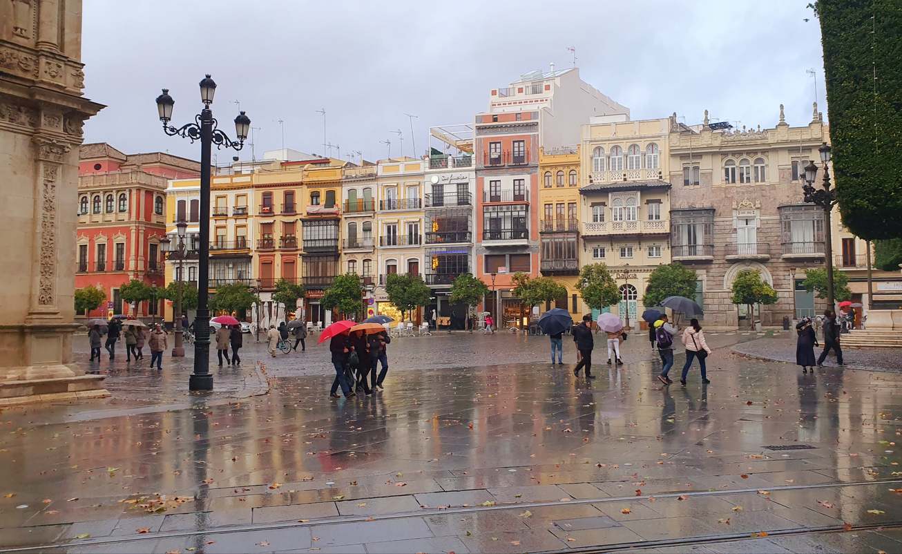 Lluvias en Sevilla. / Foto: iStock