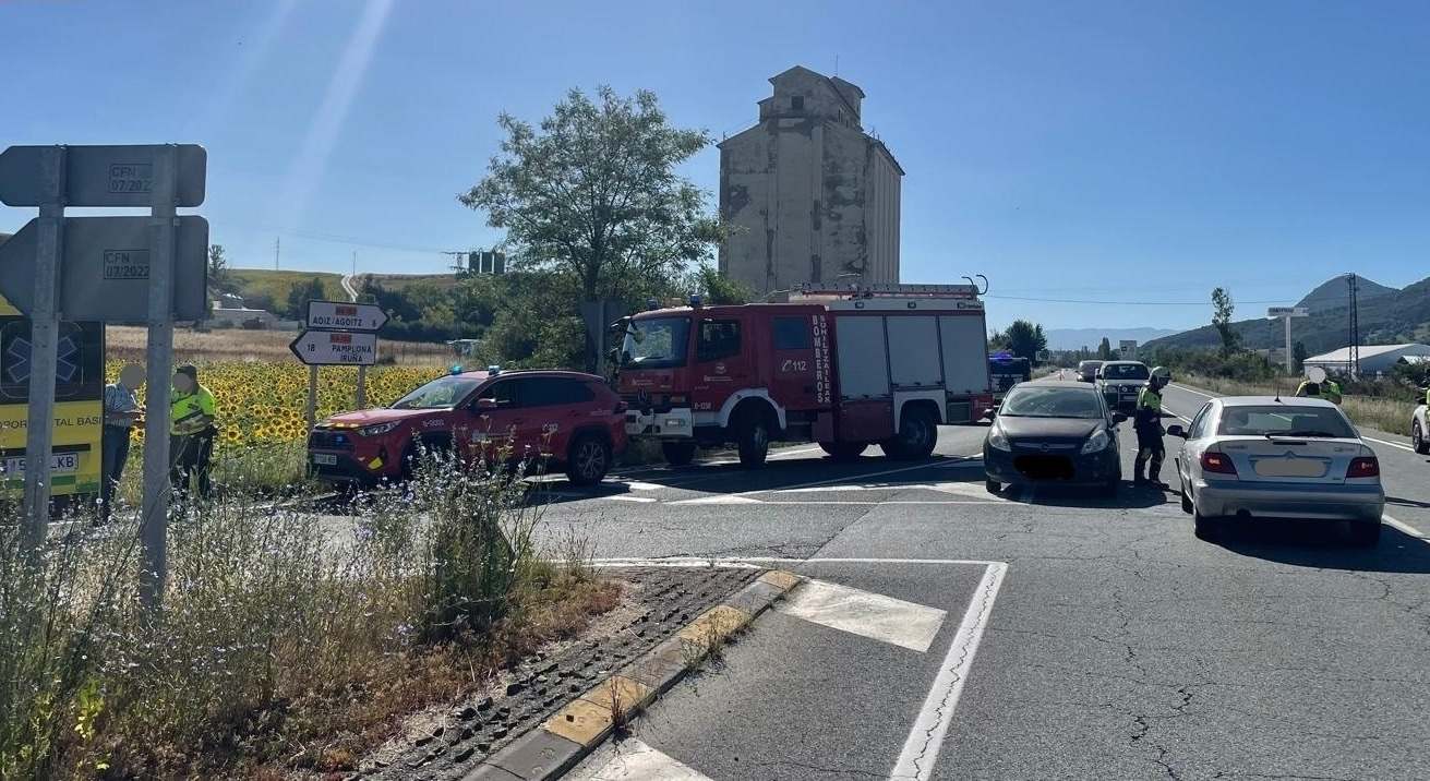 Imagen de archivo de un accidente en Urroz-Villa.