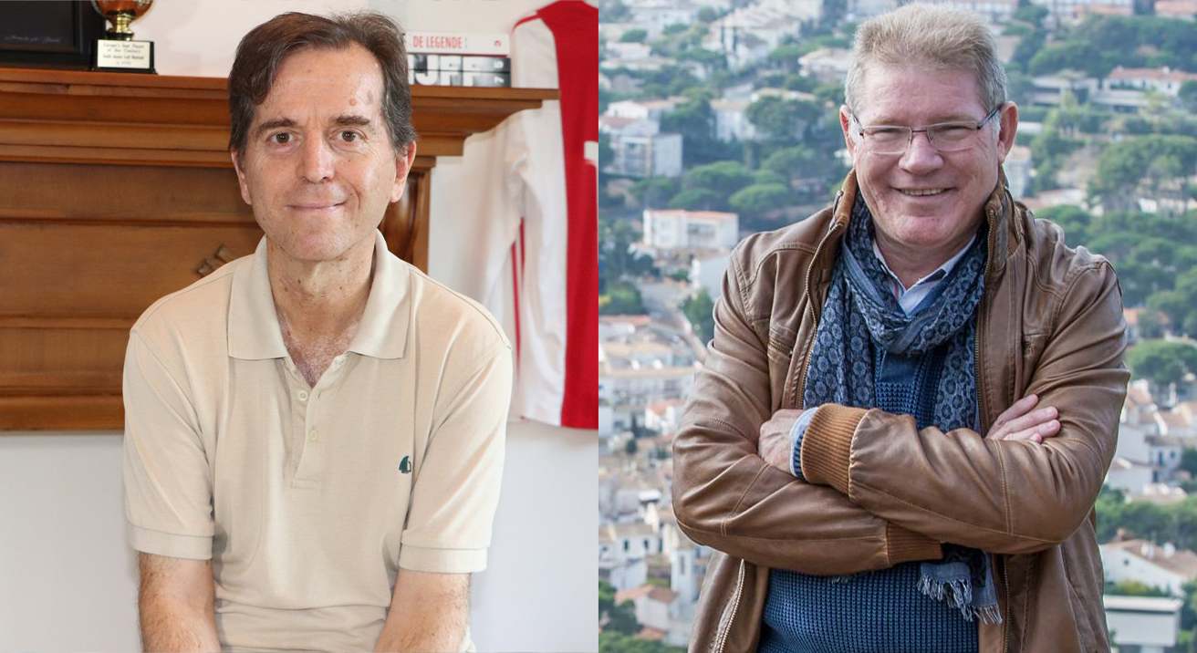 Francesc Trillas (i.) y Juli Fernández (d.), nuevos altos cargos de la Consejería de Economía y Hacienda. EE