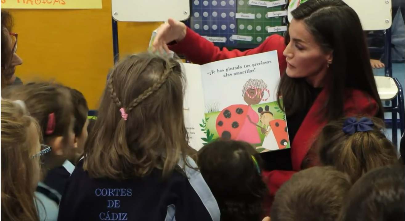 Letizia en el colegio