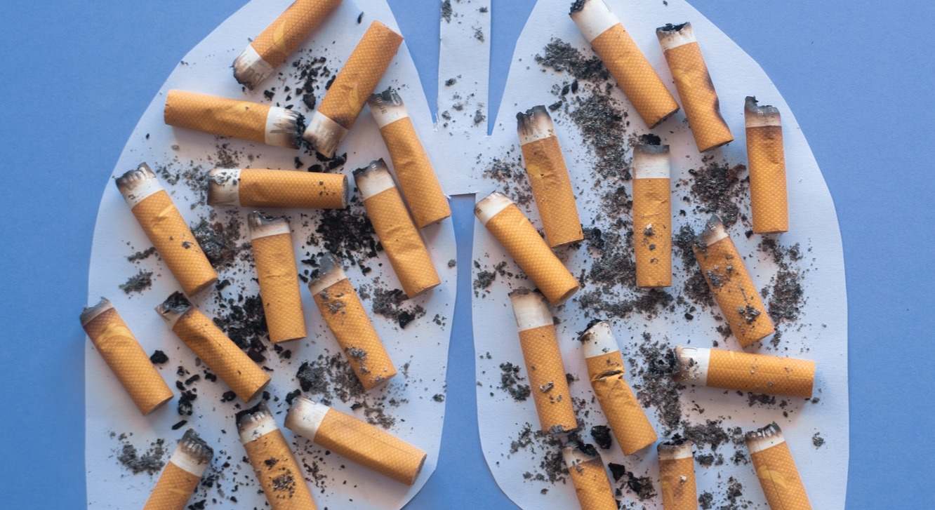 Tabaco en los pulmones