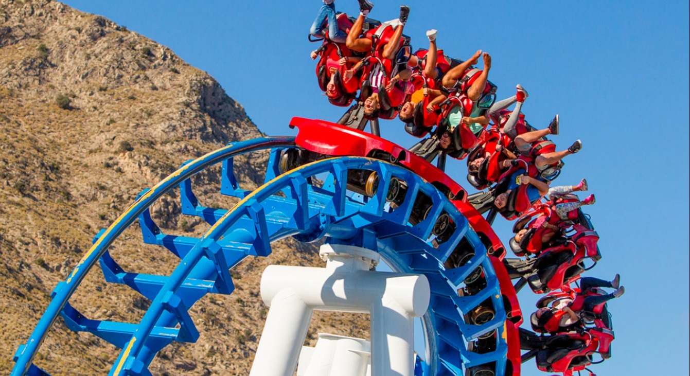 Una atracción de Terra Mítica.