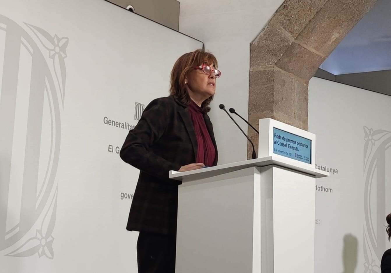 La portavoz del Govern, Sílvia Paneque. EE
