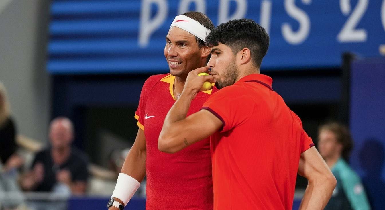 Rafa Nadal y Carlos Alcaraz