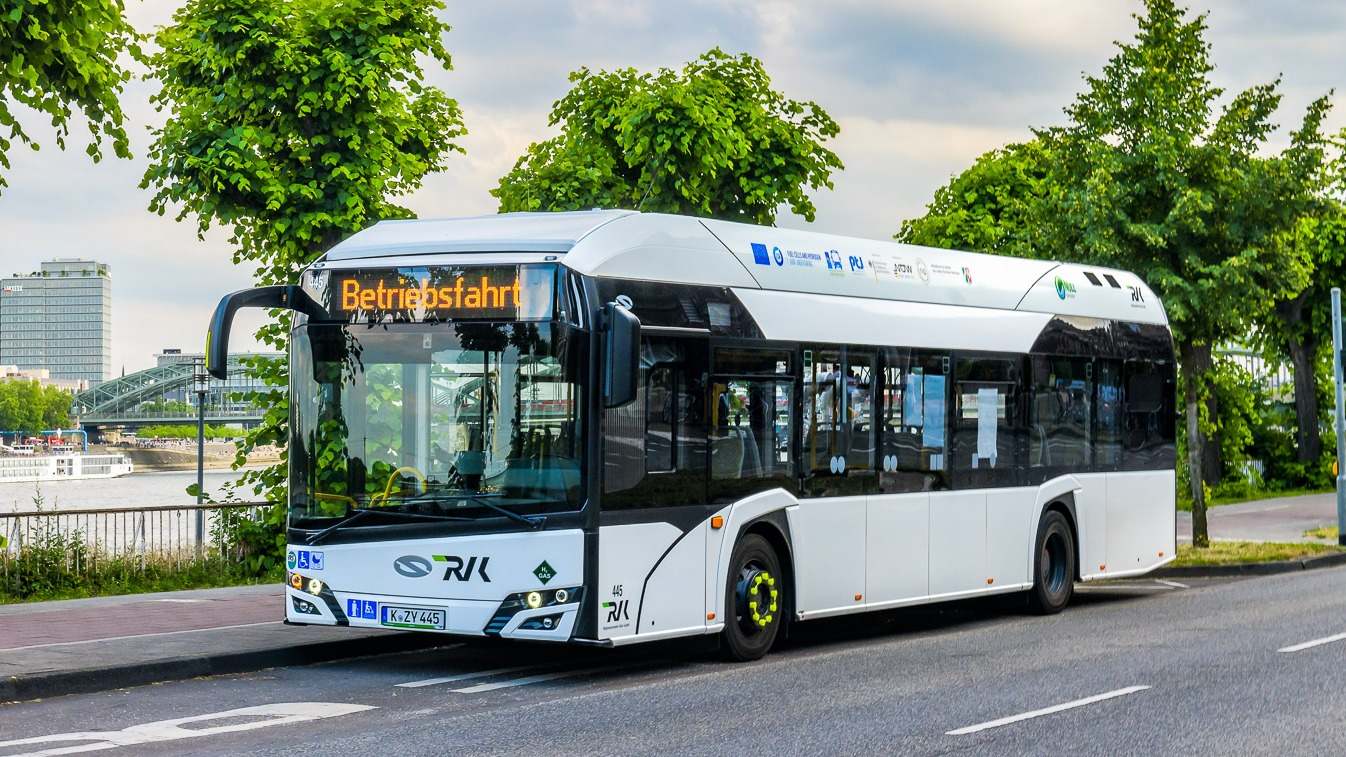 Autobús de hidrógeno de Solaris.