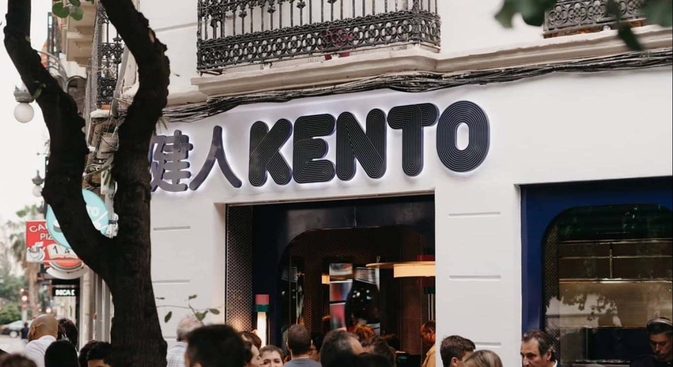 Un local de la cadena de comida japonesa Kento.