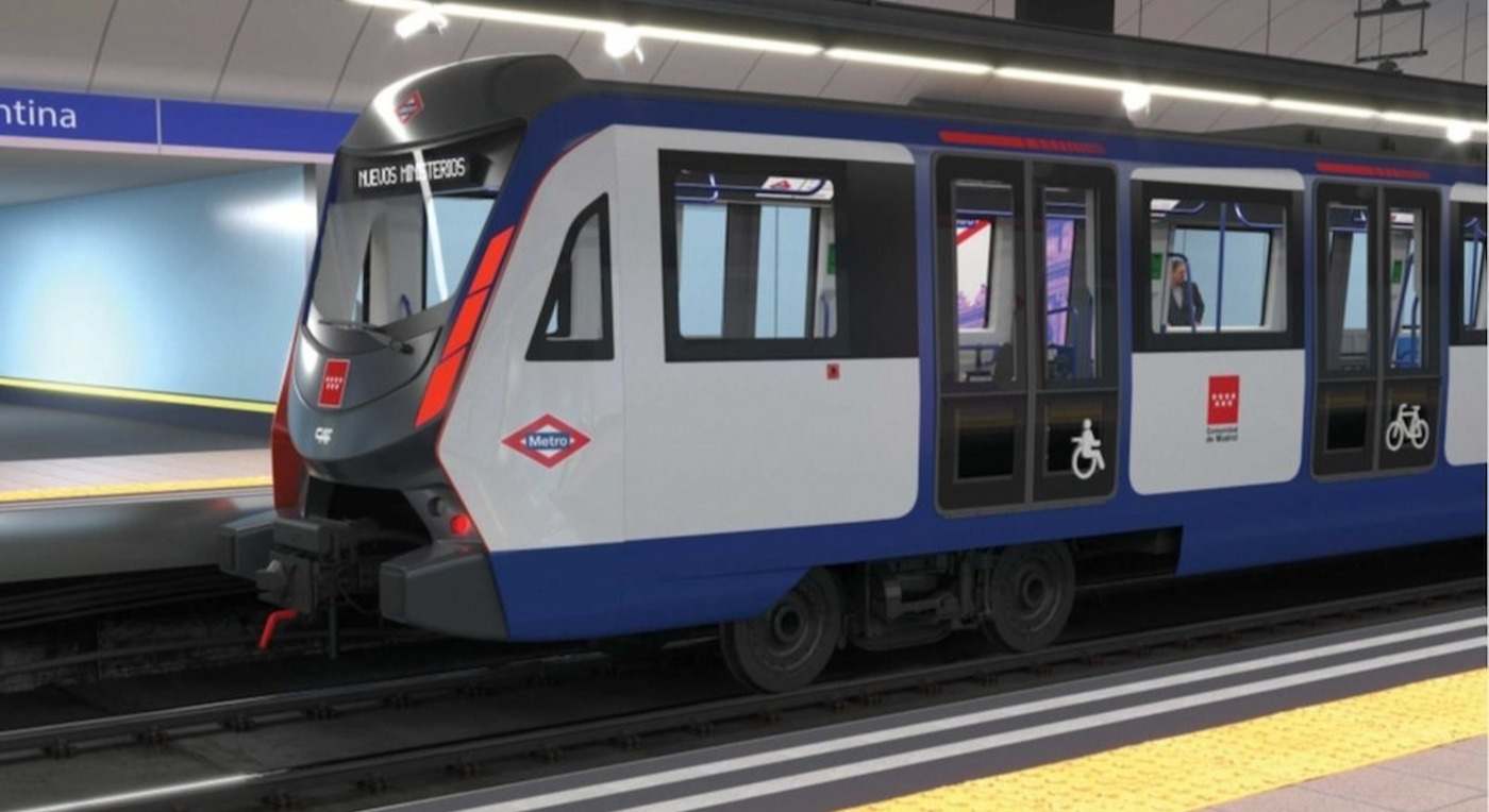 Nuevos trenes de CAF para el Metro de Madrid. / Comunidad de Madrid