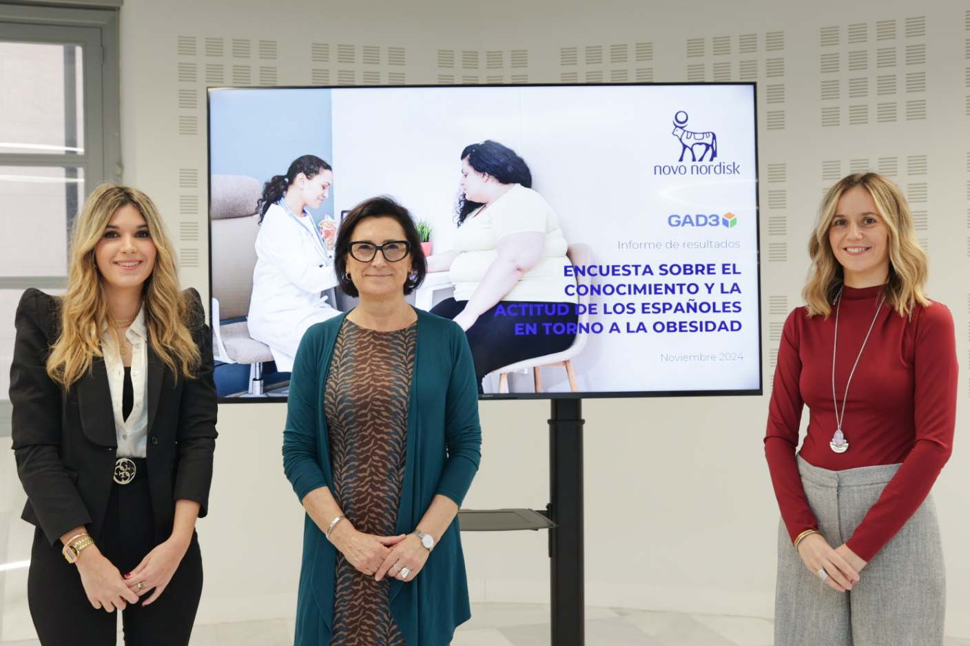 Presentación de la Encuesta sobre el conocimiento y actitud de los españoles en torno a la obesidad, realizada a 3.078 personas y promovida por Novo Nordisk