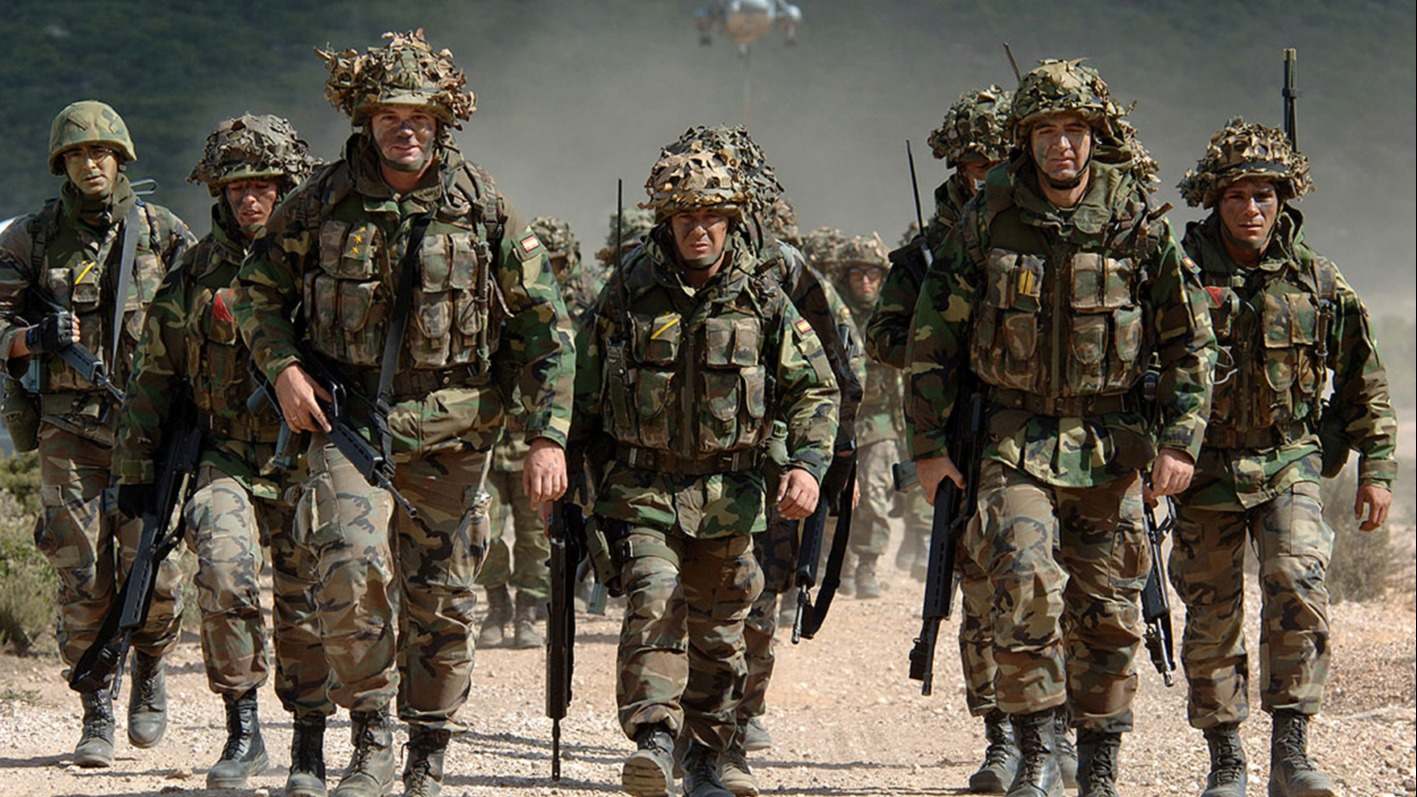Soldados de las Fuerzas Armadas españolas