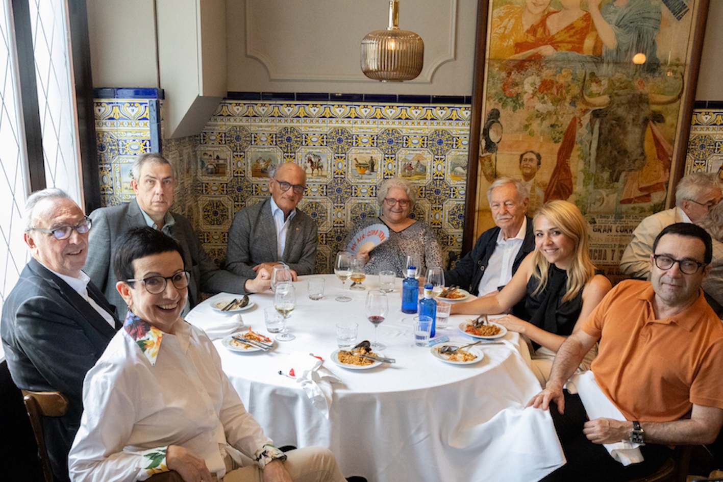 Comida homenaje a Rosa Gil en Casa Leopoldo. EE
