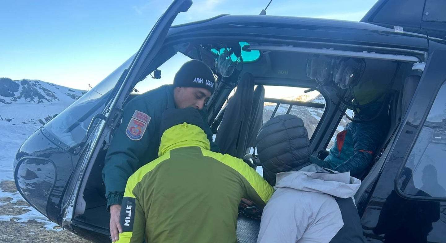 Búsqueda del alpinista catalán en Armenia. Foto: EFE/ Ministerio Del Interior De Armenia.