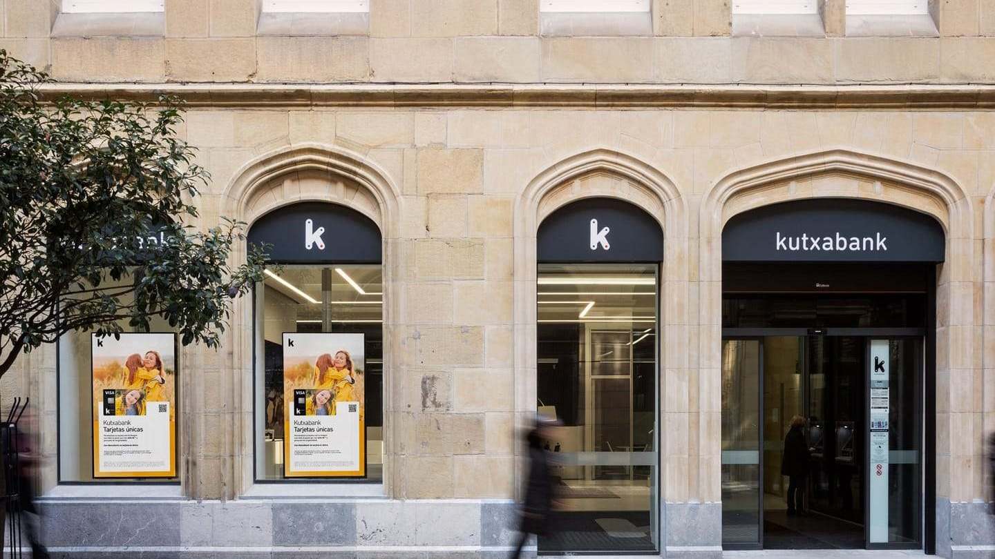 Una sucursal de Kutxabank.