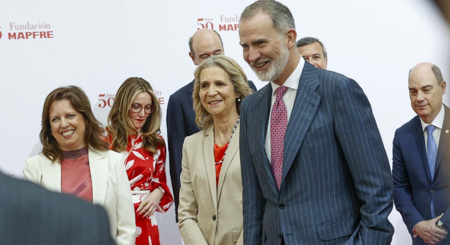 Felipe VI y la infanta Elena