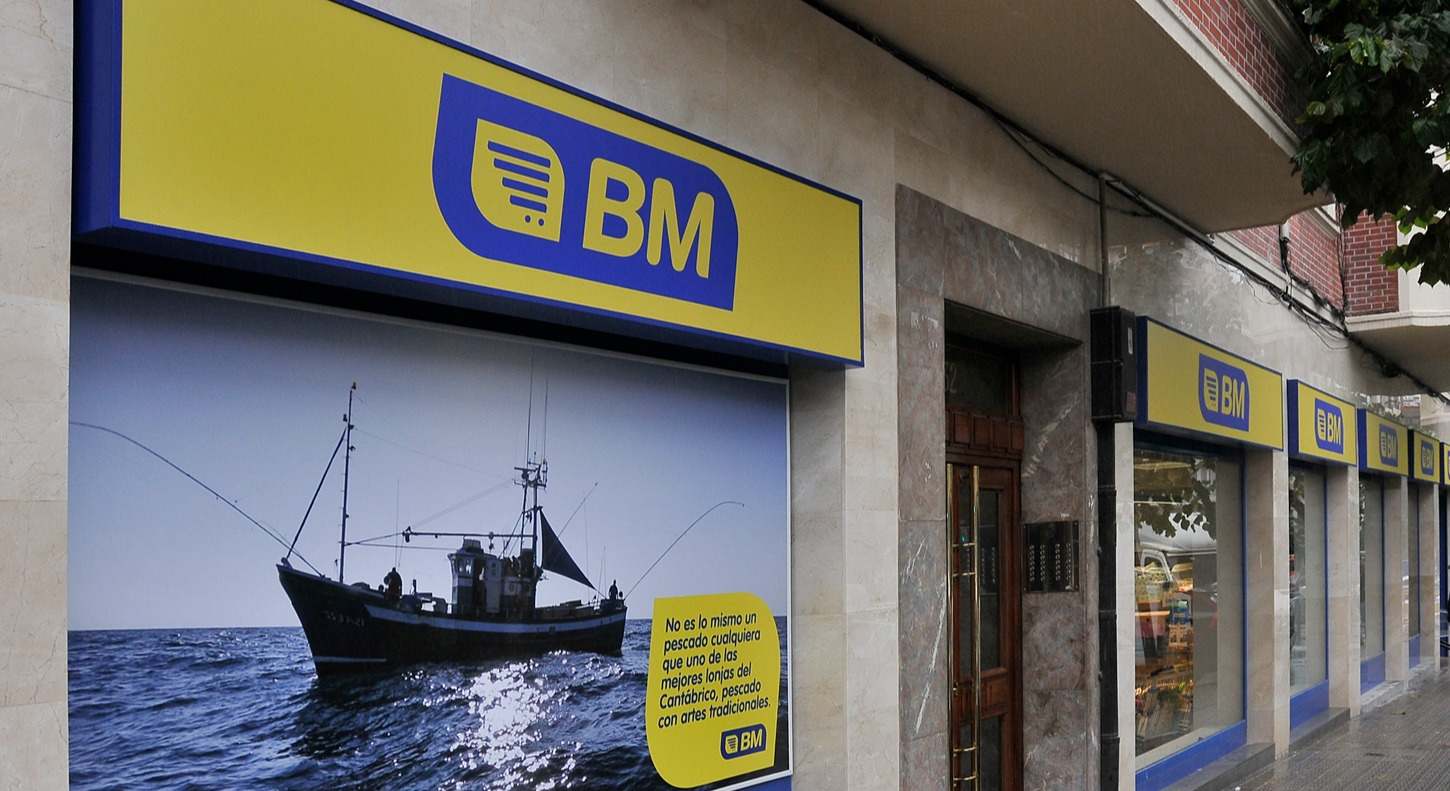 Supermercado BM en Bilbao.