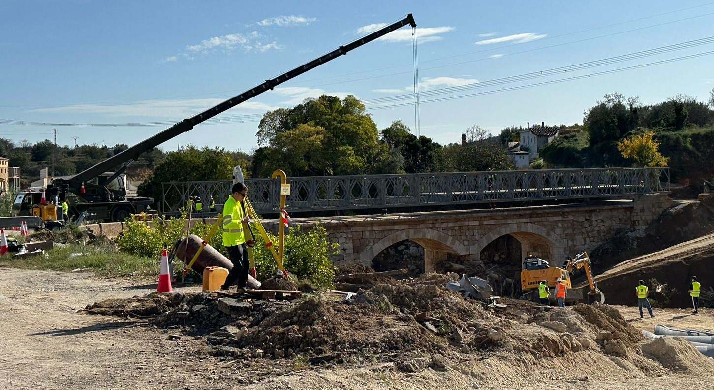 Trabajos tras los daños de la DANA.