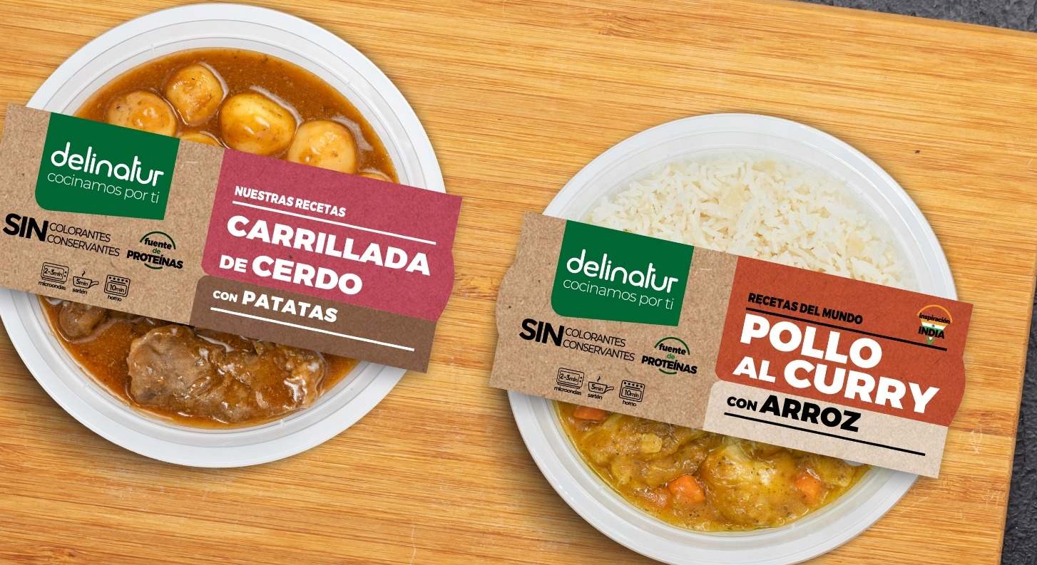 Platos elaborados de Delinatur.