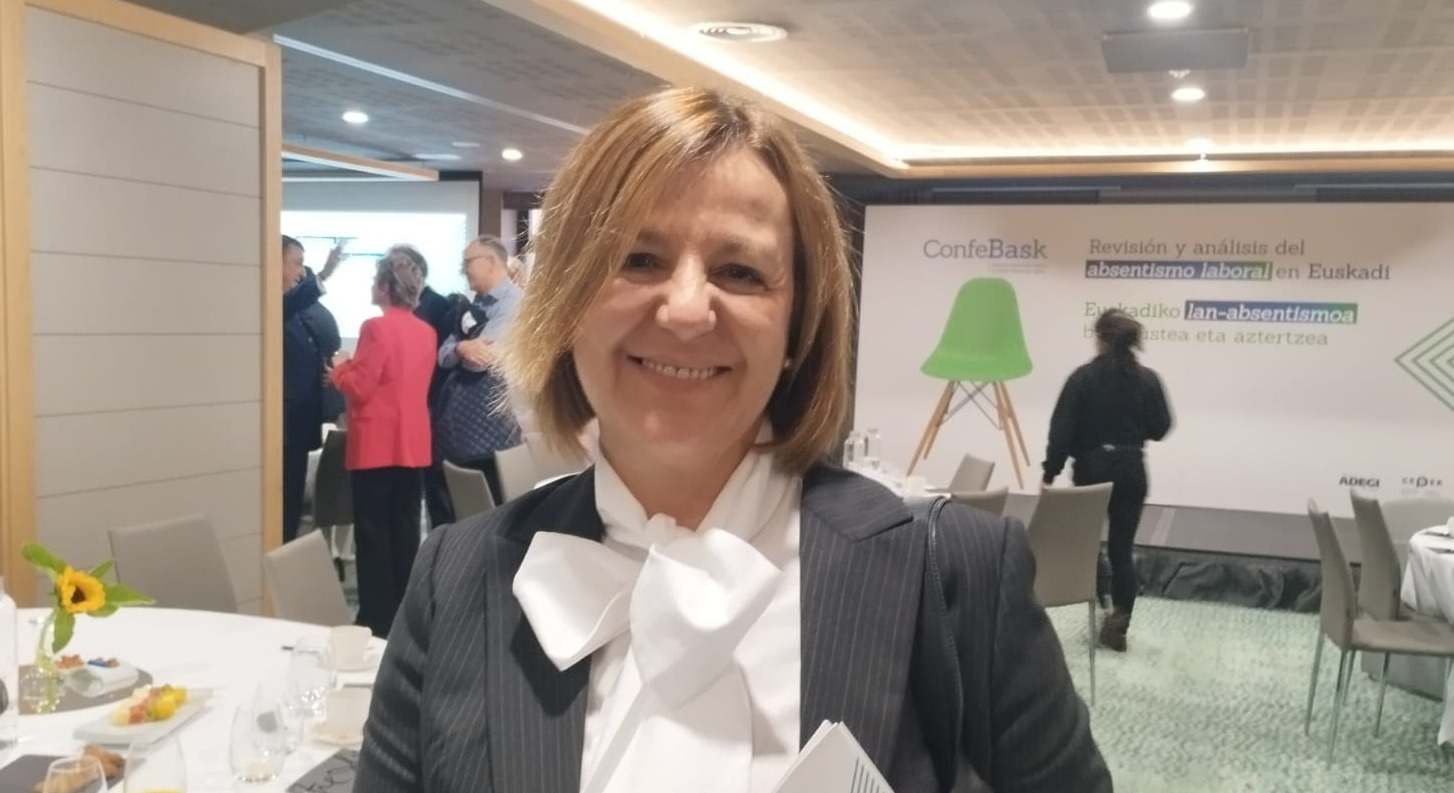 La presidenta de Confebask, Tamara Yagüe