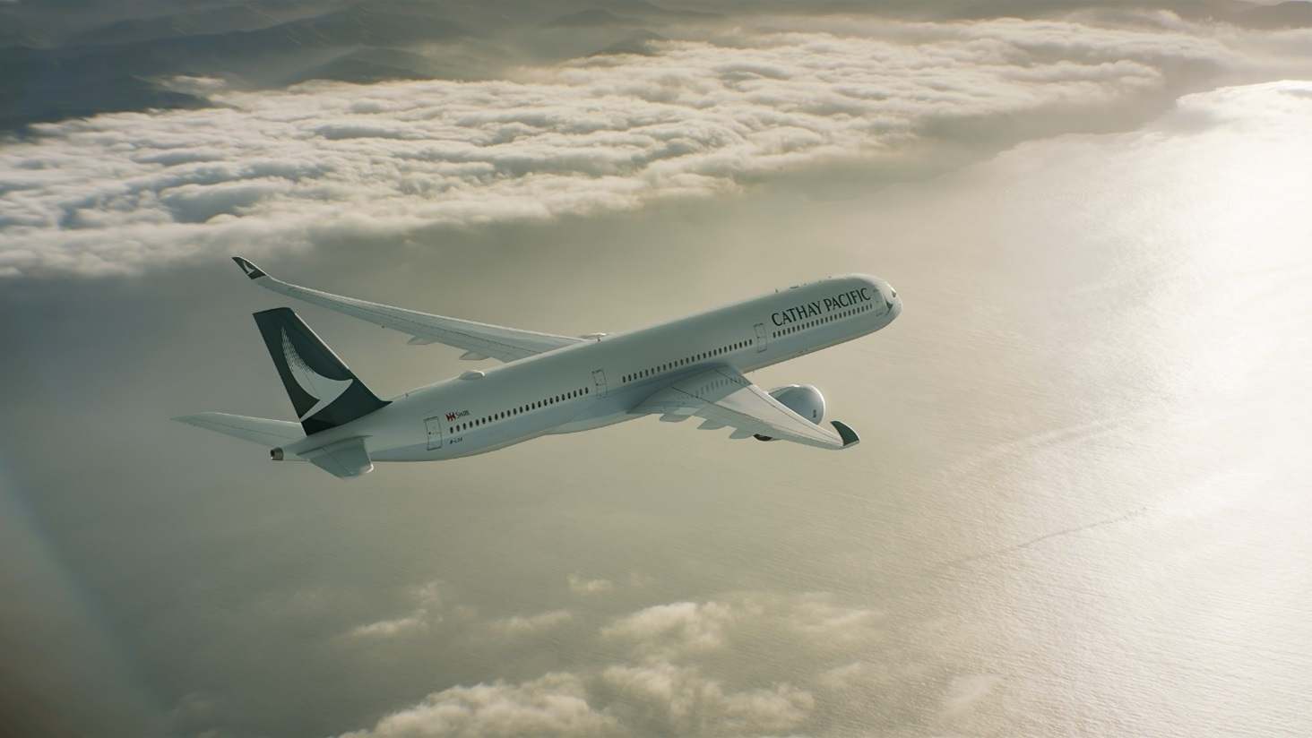 Avión de Cathay Pacific. EE