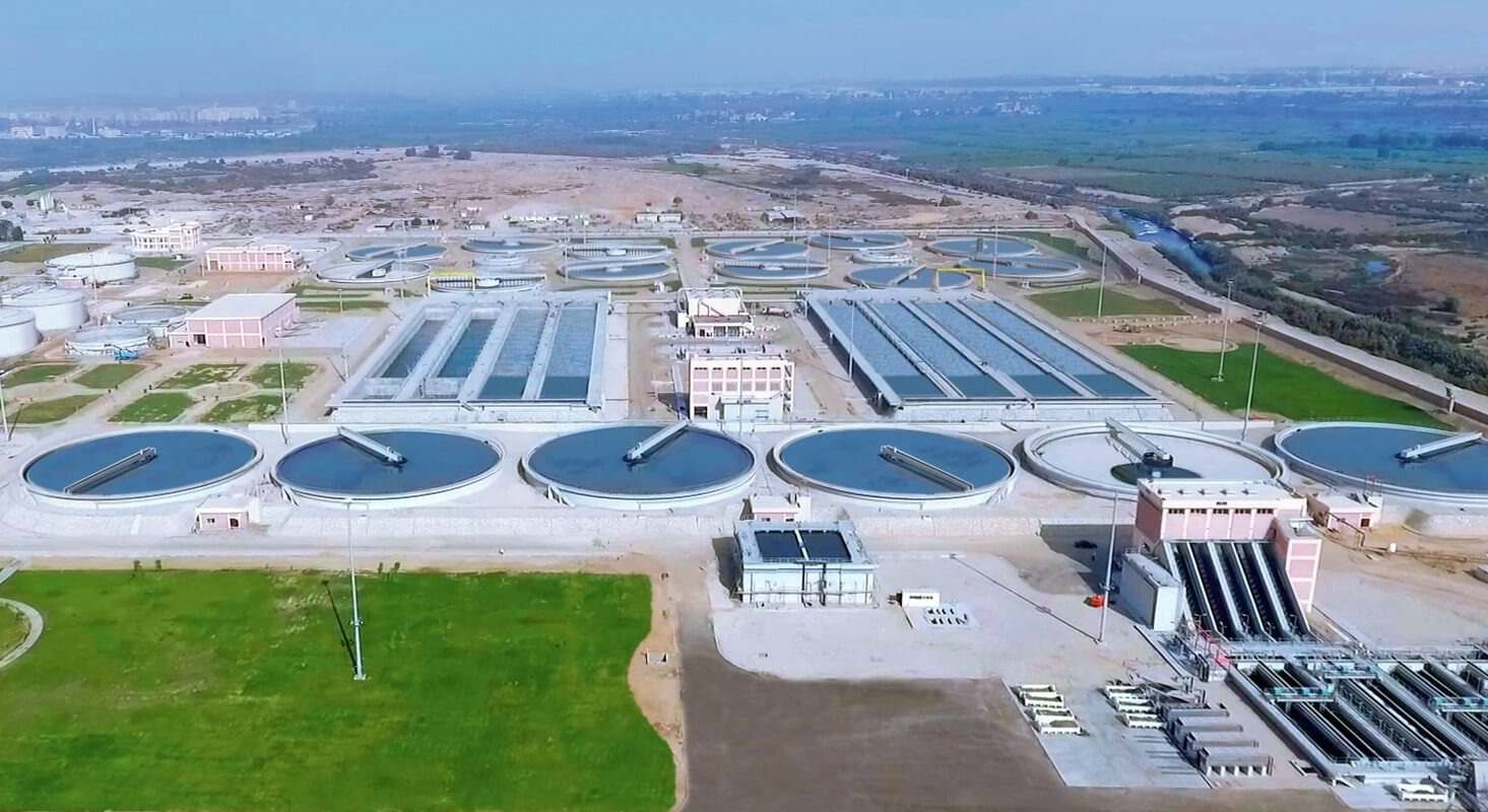 Depuradora de Gabal El Asfar, en Egipto. / Acciona