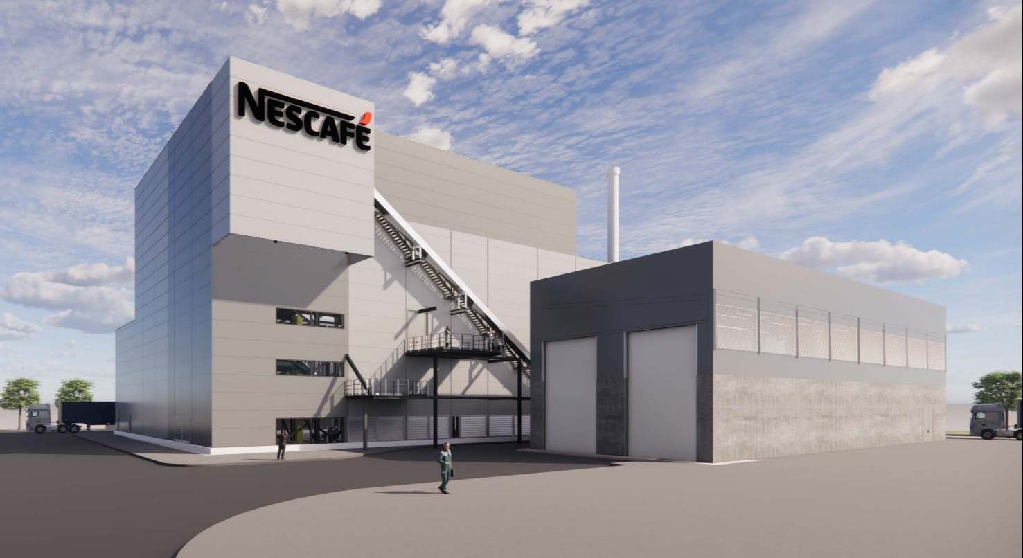 Imagen de la fábrica de Nestlé en Girona. EE