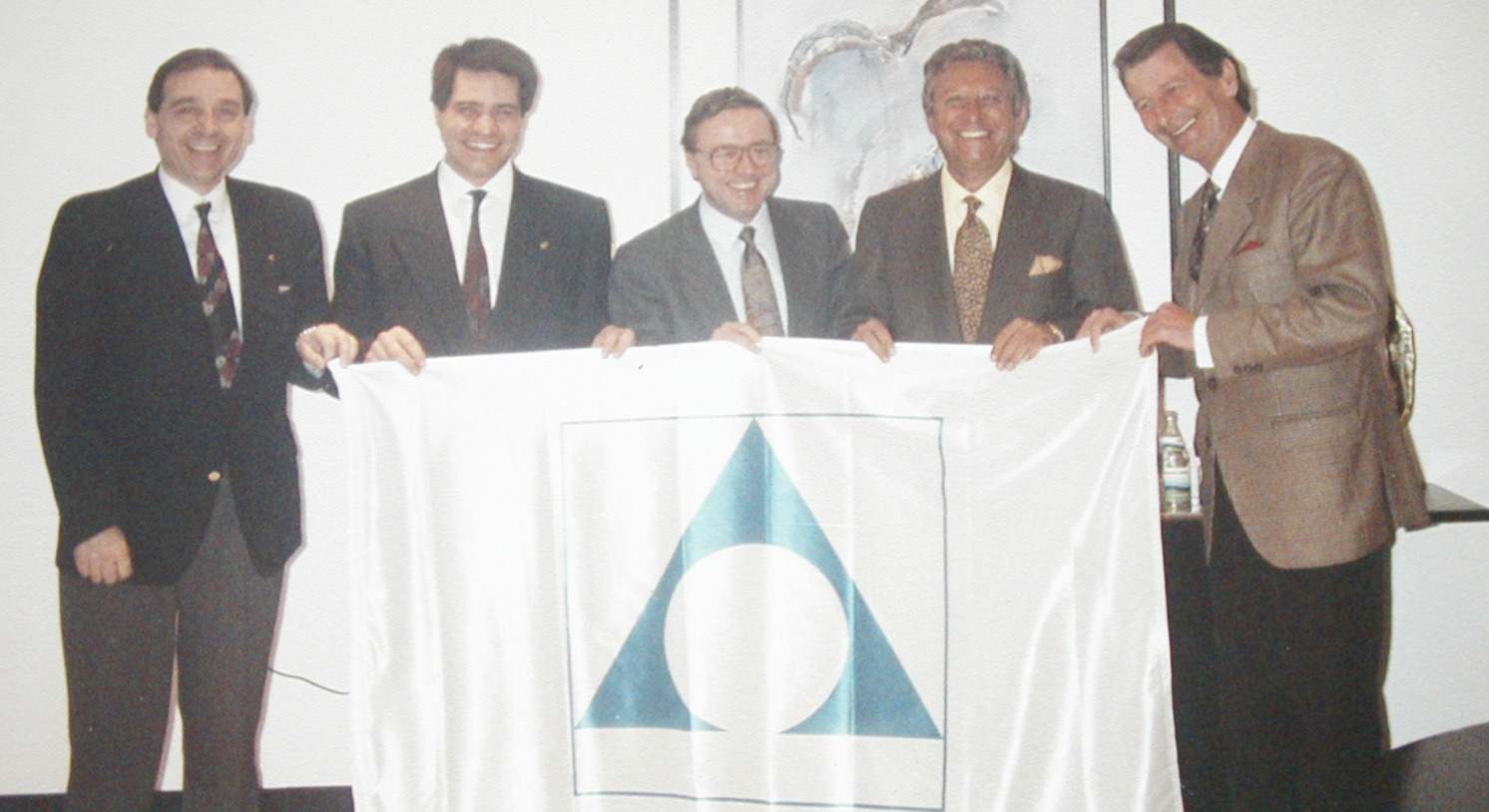 La primera generación de las familias Planes, Serra, Corbera y Garrigós, fundadores de Fluidra. EE