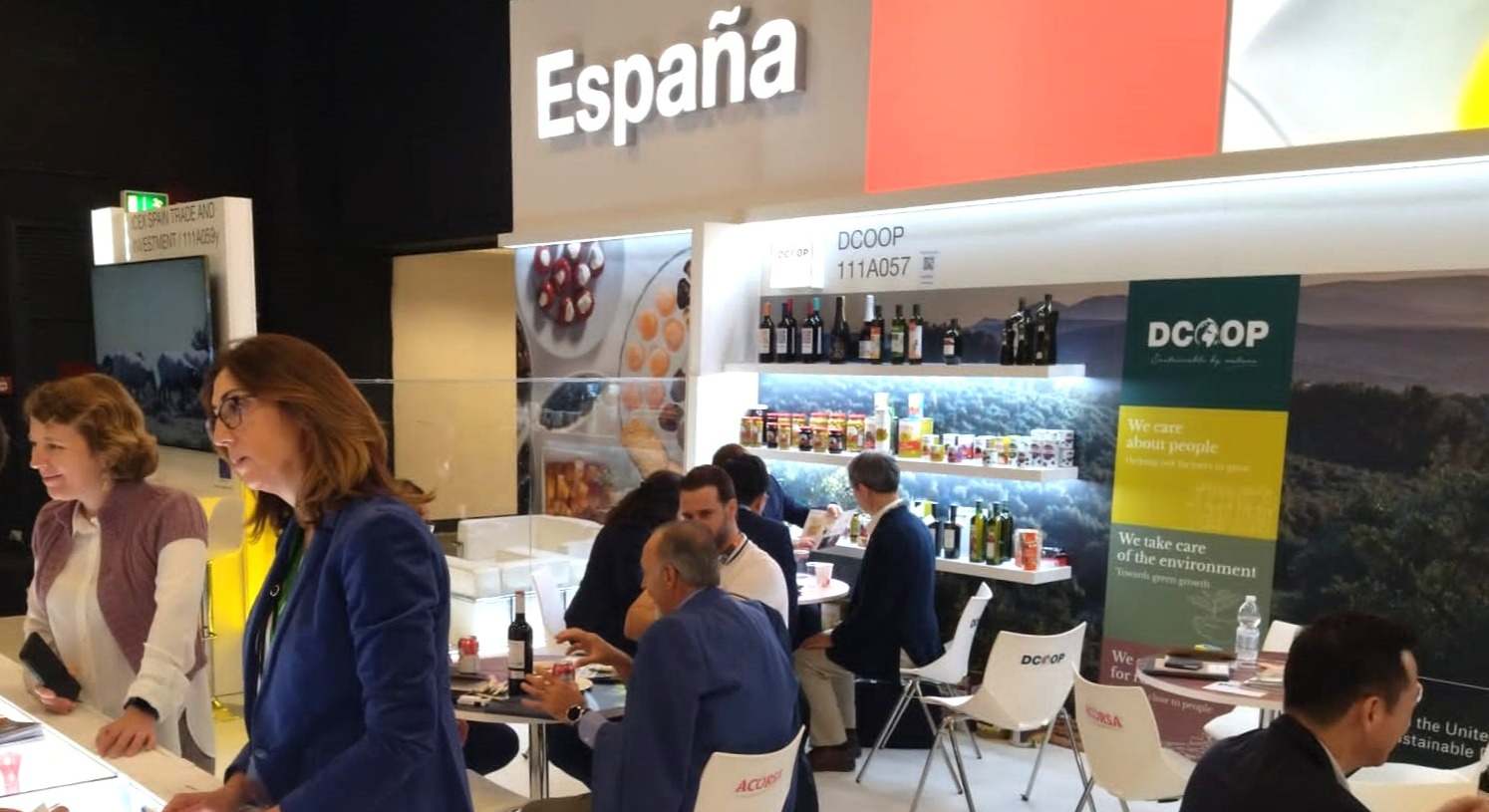 Presencia de Dcoop en una feria internacional.