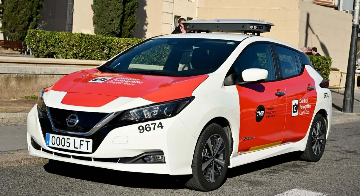 Nuevo coche de TMB para vigilar los carriles bus