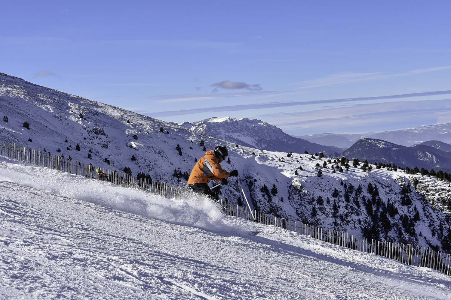 Esquiador en Masella. CEDIDA
